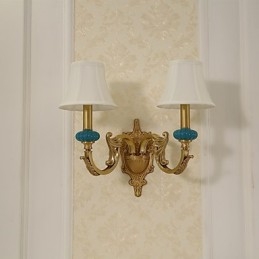 Enkel, Landlig, Tradisjonell, Klassisk Messingfunksjon For Mini-Stil, Opplyst Vegglampe