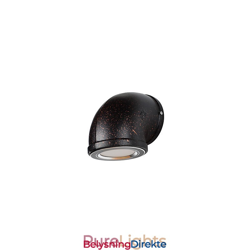 Vegglampe Vegglampe Veggjernsvegglampe Dum Black Lightsaber-Lampe På Veggen