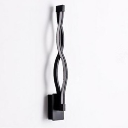 Moderne Enkel Kreativ Soverom Korridor Stue Tv Bakgrunn Aluminium Bølge Vegglampe Speil Frontlykter
