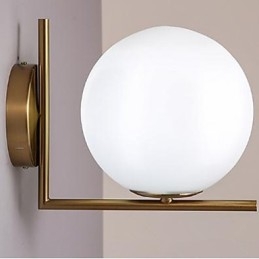 Moderne Og Innleid Glassvegglampe I Smijern - Individualitet