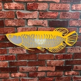 Moderne Vegglamper Fiskeformet Enkelhetsstil Akrylbelysning Stue Gang Soverom Hotellrom Dekorasjonsbelysning