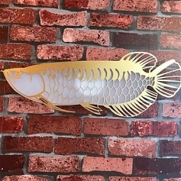 Moderne Vegglamper Fiskeformet Enkelhetsstil Akrylbelysning Stue Gang Soverom Hotellrom Dekorasjonsbelysning