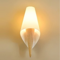 Enkel Landlig Funksjon For Øyebeskyttelse Omgivelseslys Vegglampe Vegglampe Varm Europeisk Stil Vegglampe For Soverom