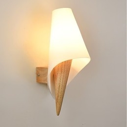 Enkel Landlig Funksjon For Øyebeskyttelse Omgivelseslys Vegglampe Vegglampe Varm Europeisk Stil Vegglampe For Soverom