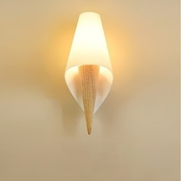 Enkel Landlig Funksjon For Øyebeskyttelse Omgivelseslys Vegglampe Vegglampe Varm Europeisk Stil Vegglampe For Soverom