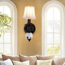 Vintage Galvanisert Opplyst Vegglampe Med Opplyst Tak
