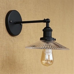 Landlig Retro-Maleri For Mini-Stil Øyebeskyttelse Omgivelseslys Vegglampetter