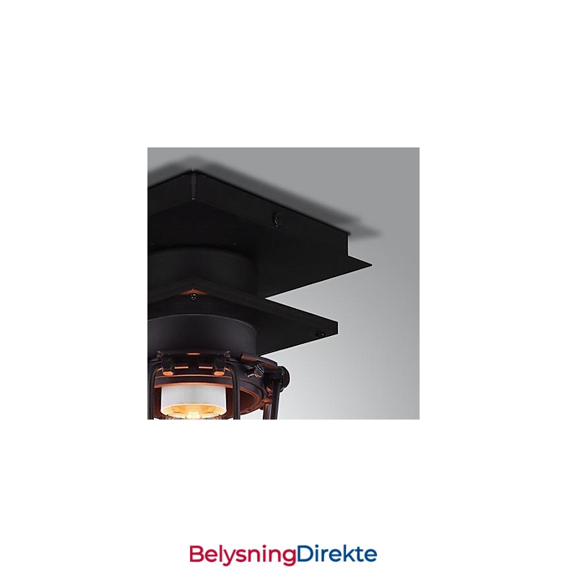 Retro Smijern Vegglampe Enkelthode Antikk Mimringslampe Loft Amerikansk Jern Vintage Liten Bur Taklampe