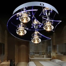 Lysekrone Moderne Krystall Living 4 Lys