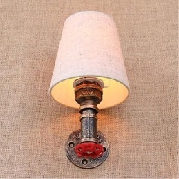 Rustikk Lodge Messingdetalj For Omgivelseslys Vegglampe Vegglampe