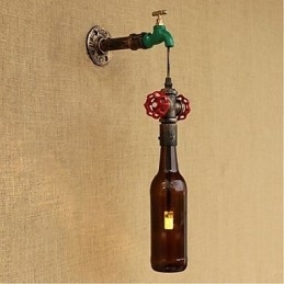 Moderne Ny Kreativ Flaskevegglampe Vegglampe
