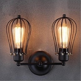 Retro Grapefrukt Amerikansk Landsby Jern Antikk Restaurant Korridor Midtgang Vegglampe Vegglampe