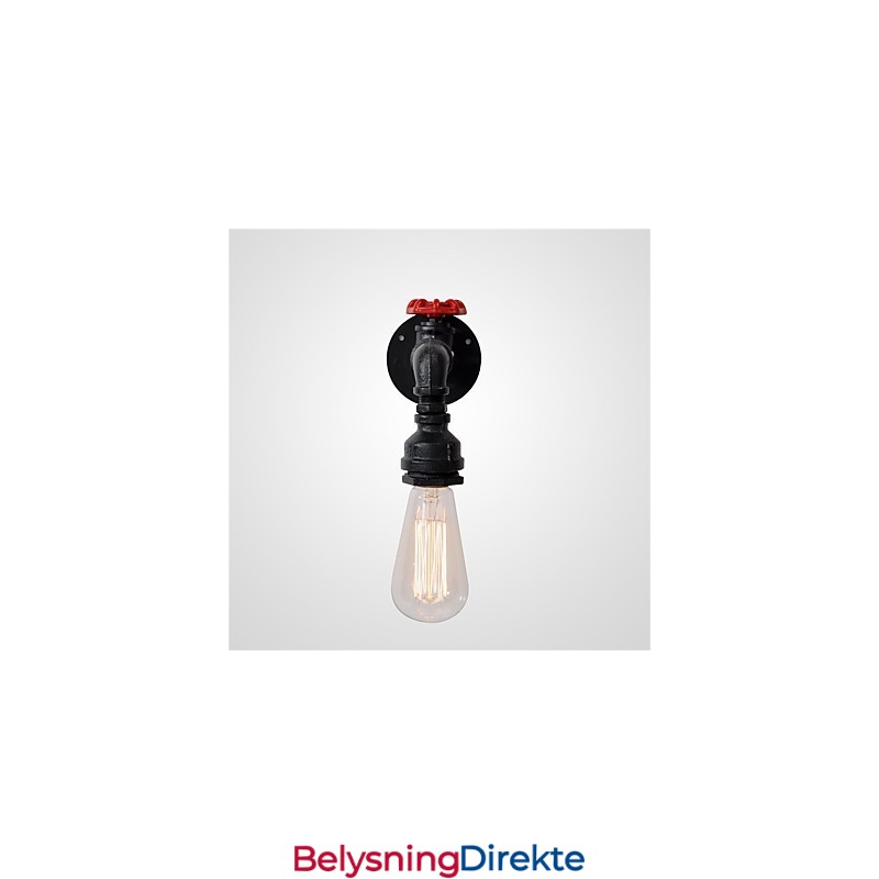 Vannrør Vegglamper Retro Industriell Stil Kreativ Landlig Metall Restaurant Kafé Barer Barbord Vegglamper