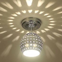 Moderne, Samtidskunst I Ministil, Galvanisert Metall, Innfelt Montering