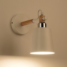 Vintage Tre Art Deco Metall Metall Rustikk Vegglampe Stue Spisestue Gang Vegglampe Svart Hvit Valgfritt