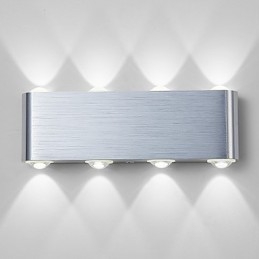 Moderne Lys Aluminiums Innfelt Vegglampe Integrert