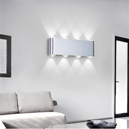 Moderne Lys Aluminiums Innfelt Vegglampe Integrert