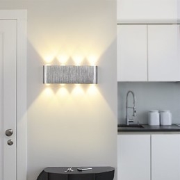 Moderne Lys Aluminiums Innfelt Vegglampe Integrert