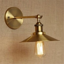 Landlig Retro Galvanisert Funksjon For Mini-Stil Øyebeskyttelse Omgivelseslysvegg