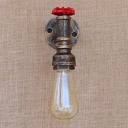 Landlig Retro-Maleri For Mini-Stil Omgivelseslys Vegglampe