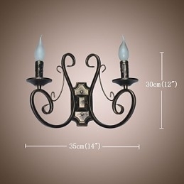 Ny Retro Loftslampe I Amerikansk Stil, Retro Vegglampe Til Soverom, Vegglampe, Stearinlyslampe