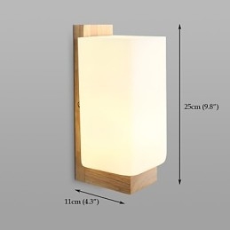 Moderne Samtids Landlig Lys Vegglampe Vegglampe