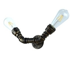 Rustikk Hytte Tradisjonell Klassisk Antikk Messingfunksjon For Omgivelseslys Vegglampe Vegglampe