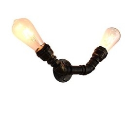 Rustikk Hytte Tradisjonell Klassisk Antikk Messingfunksjon For Omgivelseslys Vegglampe Vegglampe