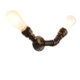 Rustikk Hytte Tradisjonell Klassisk Antikk Messingfunksjon For Omgivelseslys Vegglampe Vegglampe