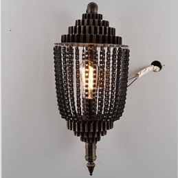 Vintage Industriell Vindlampe I Jern