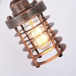 Industriell Retro Jernvegglampe Kreativ Personlighet Løftetrinsevegglampe