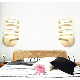 Vegglampe I Aluminium Moderne Minimalistisk Soverom Ganglampe Korridorlampe Nattbordslampe Kreativ Lampe