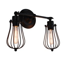 Rustikk Hyttemaling For Omgivelseslys Vegglampe Vegglampe