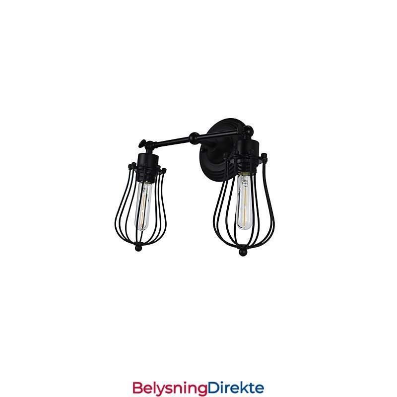 Rustikk Hyttemaling For Omgivelseslys Vegglampe Vegglampe