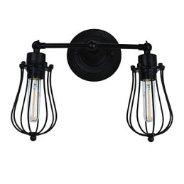 Rustikk Hyttemaling For Omgivelseslys Vegglampe Vegglampe