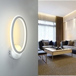 Moderne Originalitet Kort Innendørs Aluminiumsvegglampe Bakgrunnsvegg Korridorlampe Korridor Trapp Verandalampe