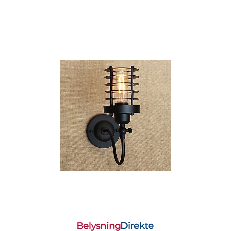 Maleri I Vintagestil For Vegglampe I Omgivelseslys I Ministil
