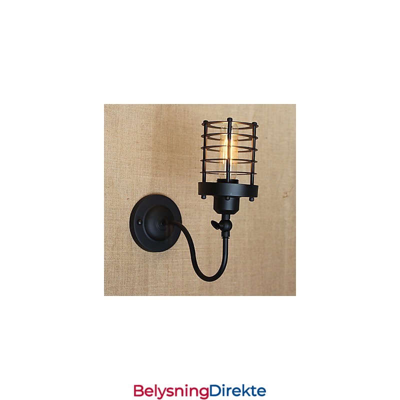 Maleri I Vintagestil For Vegglampe I Omgivelseslys I Ministil