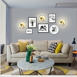 Vegglampe Til Stue Minimalistisk Moderne Kreativitet Minimalistisk Dekorativ Vegglampe Soverom Nattbordslampe