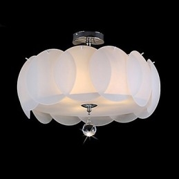 Moderne Pendellampe Med 3 Lys I Glass, Familie