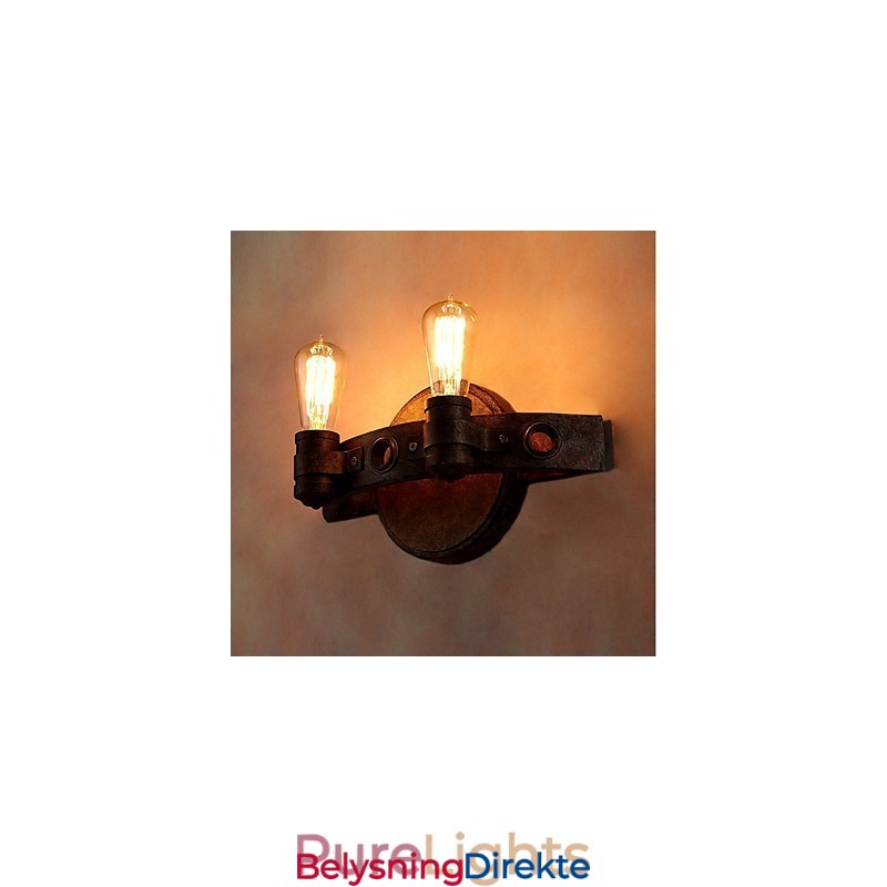 Loft-Stil Vintage Industriell Kreativ Personlighet Metall Vegglampe For Kaffestue Bar Foaje Dekorer Veggbelysning