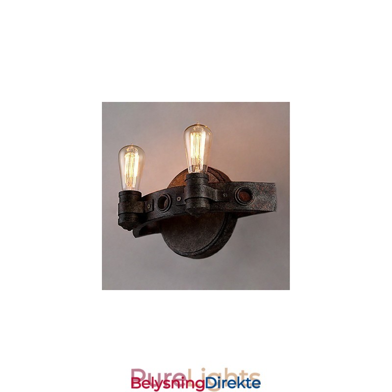 Loft-Stil Vintage Industriell Kreativ Personlighet Metall Vegglampe For Kaffestue Bar Foaje Dekorer Veggbelysning