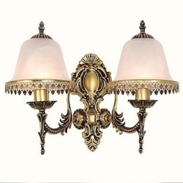 Vintage Galvanisert Downlight Vegglampe