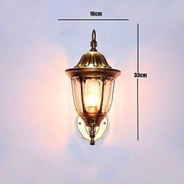 Utendørs Vegglamper Tradisjonell Klassisk Metall