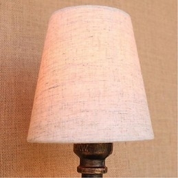 Rustikk Lodge Messingdetalj For Omgivelseslys Vegglampe Vegglampe
