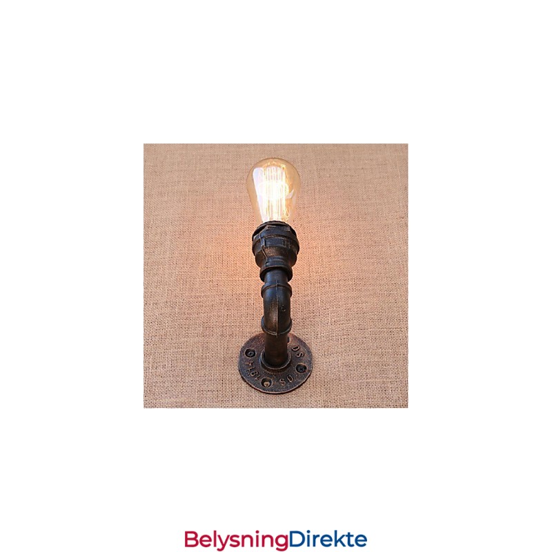 Nostalgi Enkel Vannrør Dekorativ Liten Vegglampe Vegglampe