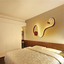 Moderne Vegglamper Kreativ Metall Stue Gang Soverom Hotellrom Nattbord Dekorasjonsbelysning