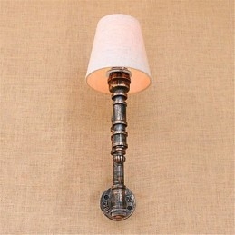 Rustikk Hytte Landlig Antikk Messingfunksjon For Omgivelseslys Vegglampe Vegglampe