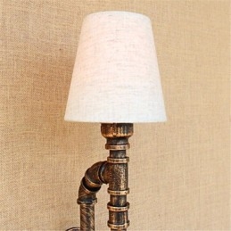 Rustikk Hytte Landlig Antikk Messingfunksjon For Omgivelseslys Vegglampe Vegglampe
