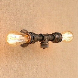 Rustikk Hyttemaling For Omgivelseslys Vegglampe Med Vegglampe